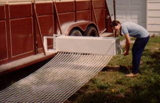 Rolling up fence