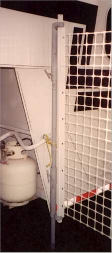 Closeup of Gate Post
