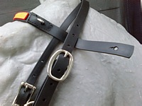 Closeup of hook on Browband